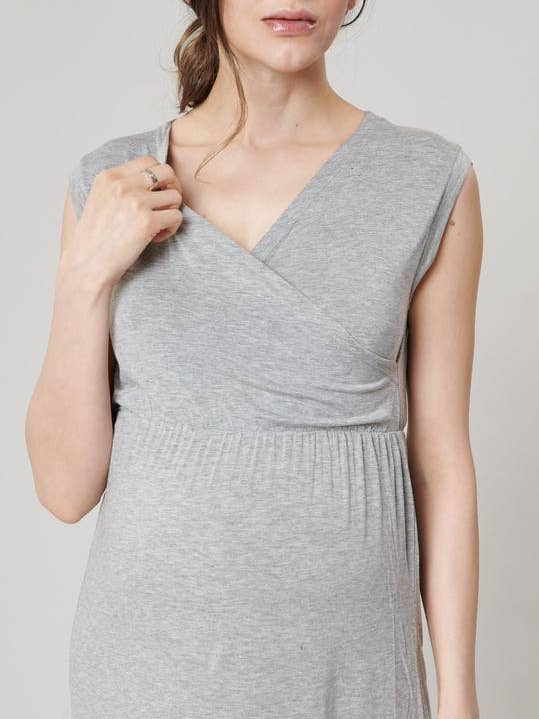 Jersey Nursing Dress for wholesale by LIV Maternity