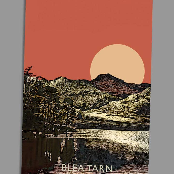 The Northern Line – wholesale Everyday greeting card – Blea Tarn - Blank Greeting Card