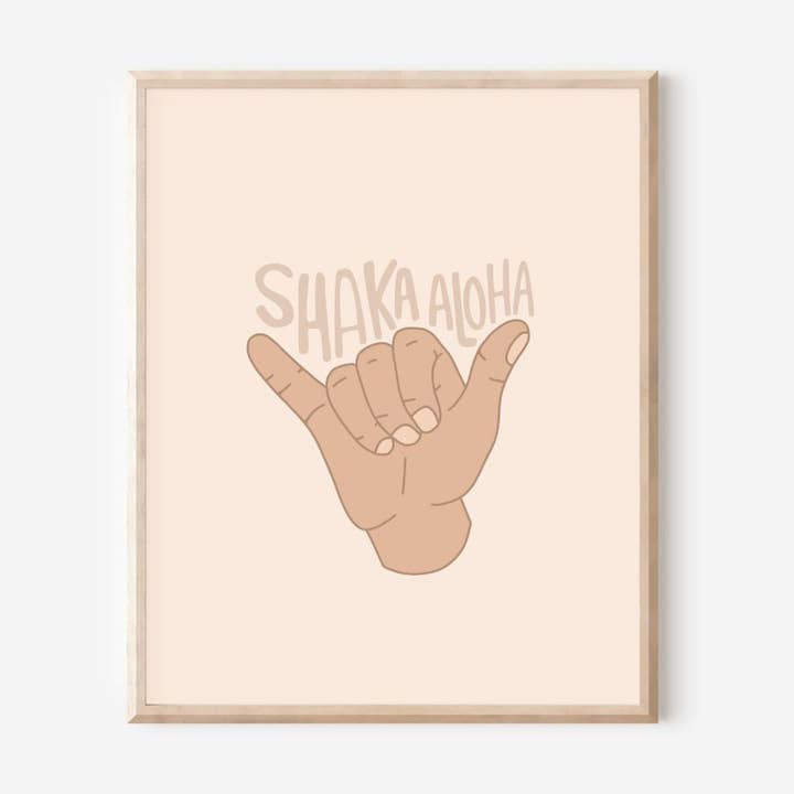 Impressão 'Shaka Aloha' por atacado de The Salty Blonde