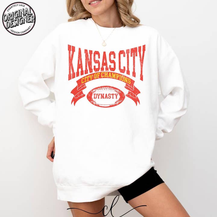 Kansas City Football KC Exclusieve NFL Champion Dynasty voor wholesale door Chantely Lace