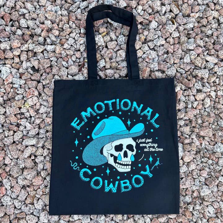 Cowboy Black Tote Bag for wholesale by Jos Par