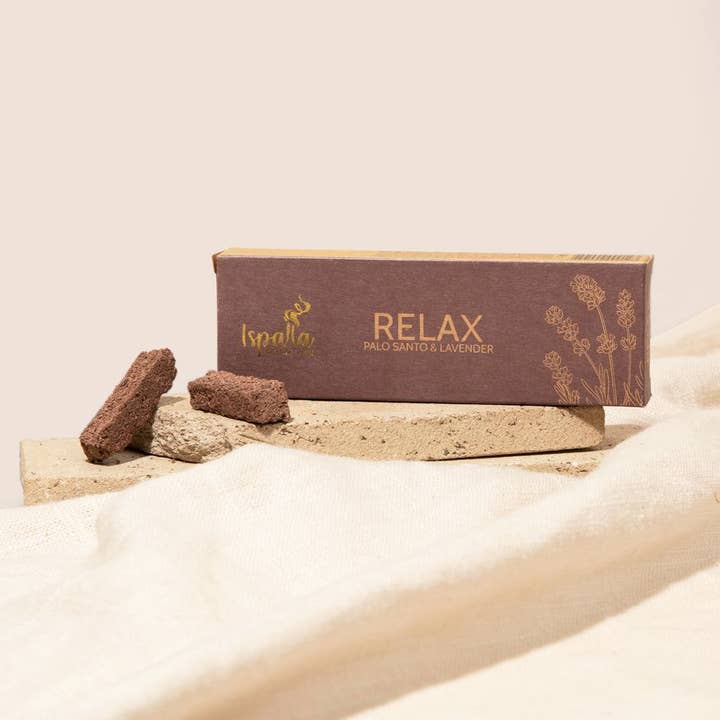 Relax - Palo Santo & Lavender Incense Tablets for wholesale by Haus of Incense