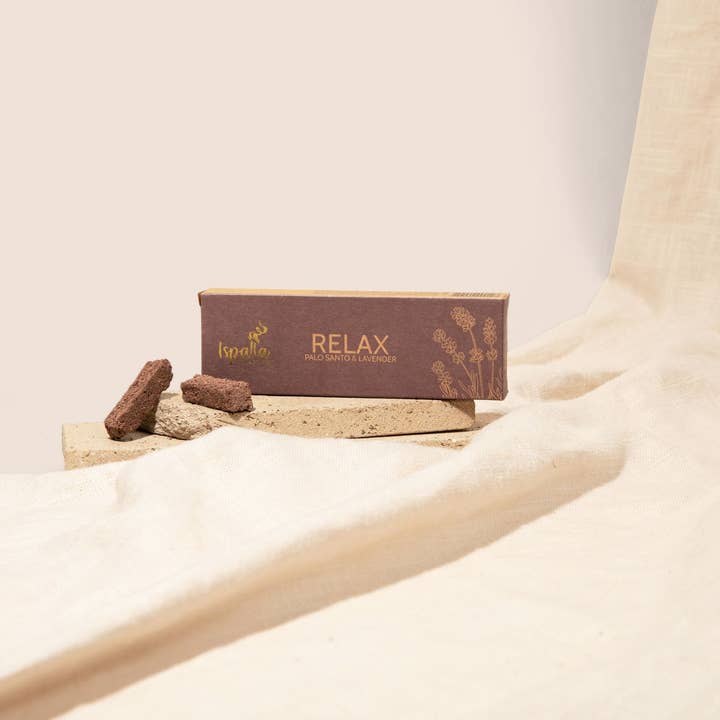 Relax - Palo Santo & Lavender Incense Tablets for wholesale by Haus of Incense