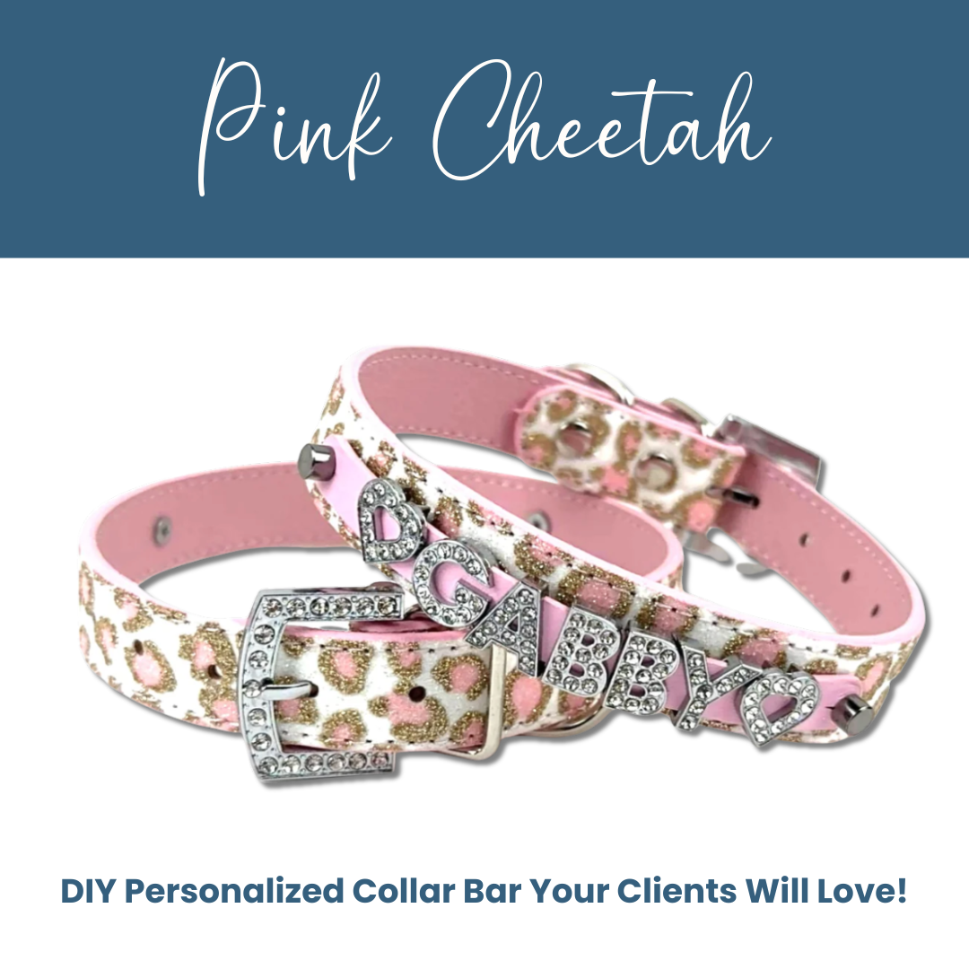 House of FurBaby - Wholesale Pet Collar - Cat/Dog - DIY Pet Collar Bar Kit: Silver Sparkle 280 Pieces $600 Value7