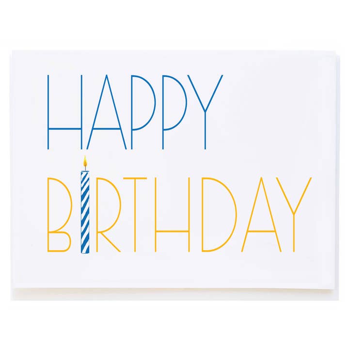 Birthday Candle for wholesale by mollyOcards