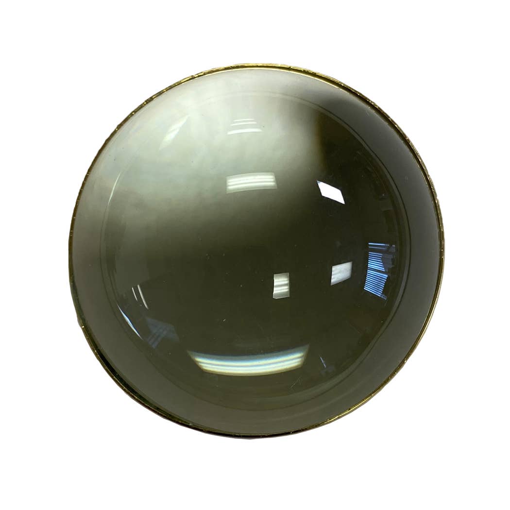 Madison Bay Co. - Historical Home Decor Reproductions - Wholesale Magnifying Glass - Polished Brass Desk Magnifier - 2-1/8"1