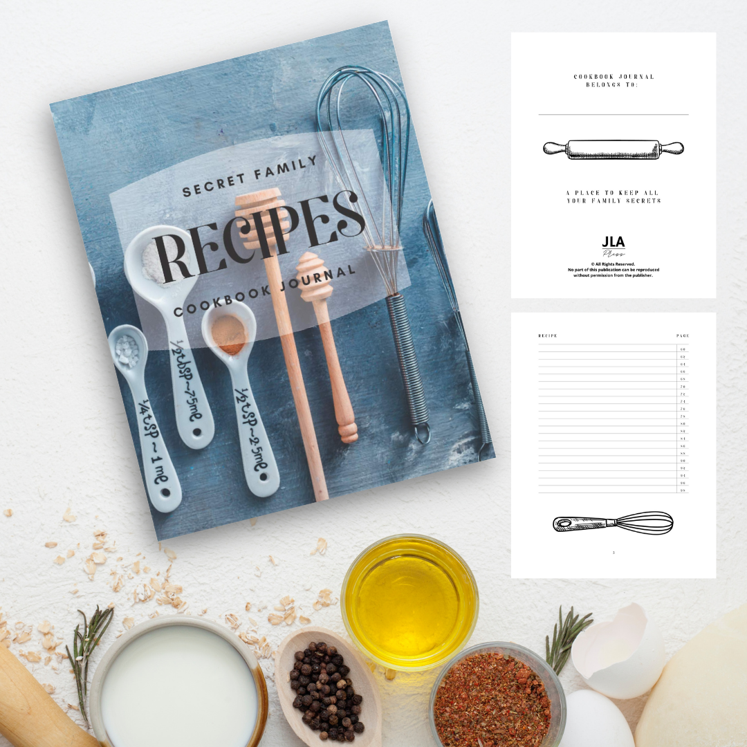 JLA Press - Wholesale Cookbooks & Food - Secret Family Recipes Cookbook Journal1