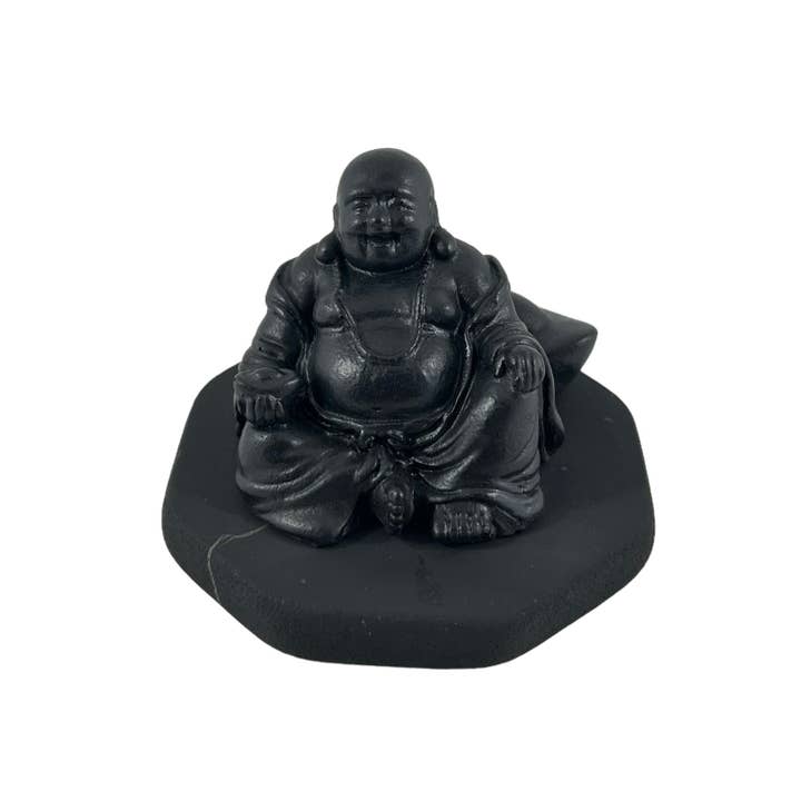 Quasar Gems USA - Wholesale Decorative Figurine - Shungite Figurine Hotei