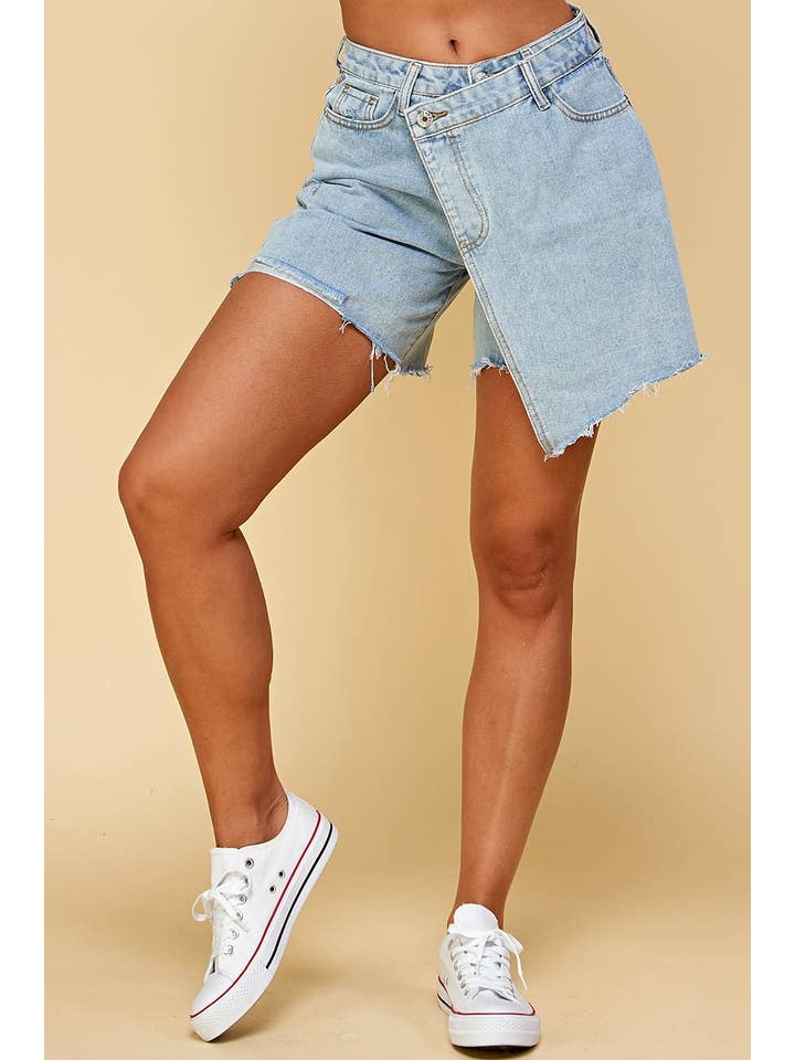 Denim Med Wash SHORT EN JEAN 5 POCHES COUPE DÉCONTRACTÉE en vente sur Faire