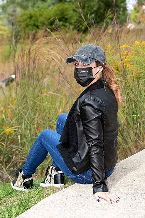 Funky Junque - Wholesale Ponytail Cap - Women's - Criss Cross Ponytail Cap w/Buttons (Charcoal)4