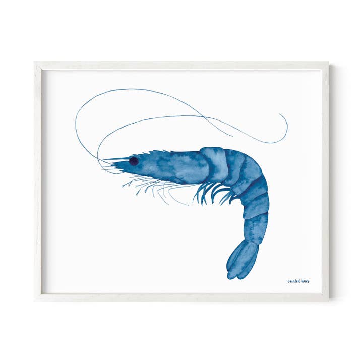 Shrimp Print for wholesale by Printed Hues