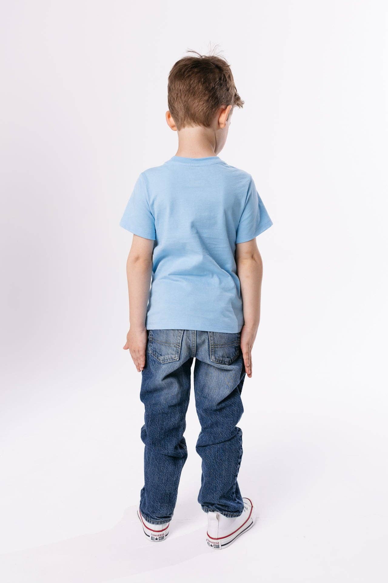Holy Pals - Vente T-shirt – enfant - T-shirt à manches courtes avec poche de prière bleue en coton6