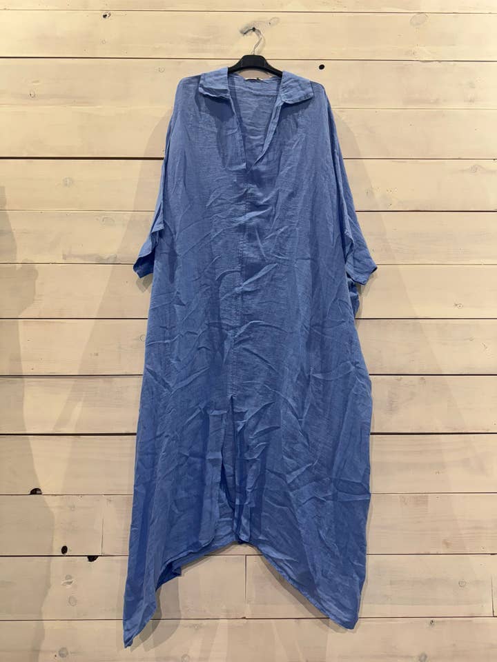 Linos y Textiles – wholesale Kaftan - Dam – REF 9036 KAFTAN VANLIGT LINNE 100%