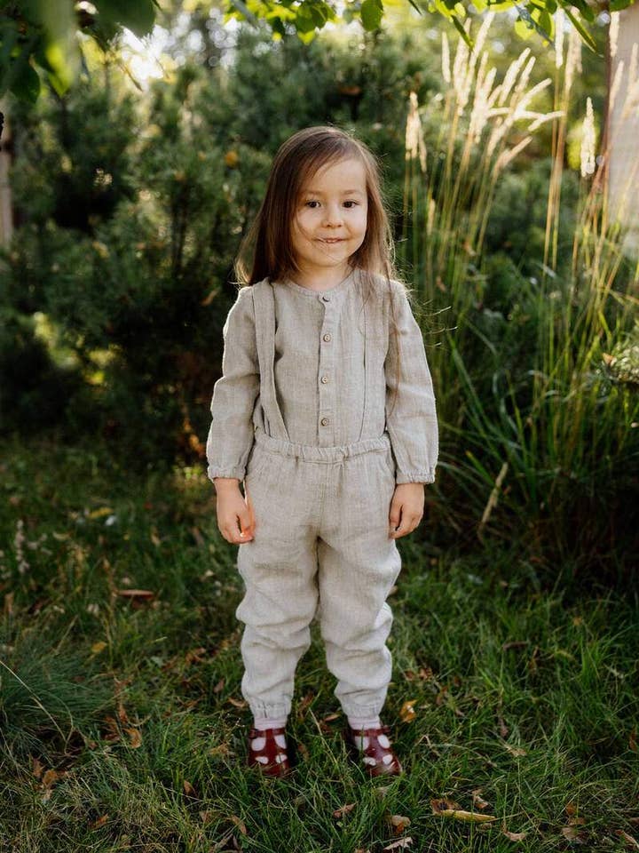 Calças Petal com Suspensórios Removíveis (UTZW) por atacado de La Petite Alice