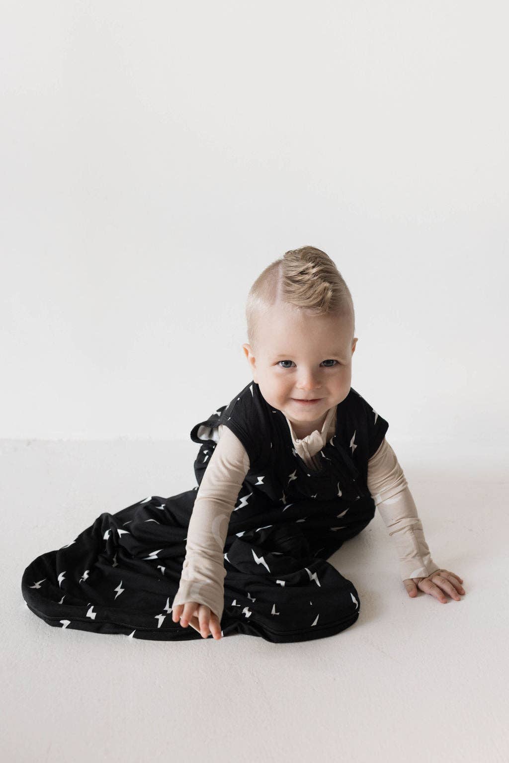 Forever French Baby - Wholesale Sleepsack - Baby - Bamboo Sleep Sack | Midnight Lightning Bolt1