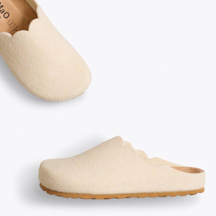 miMaO - Venta al por mayor Zuecos - Mujer - SWEET HOME Zapatilla de casa BEIGE de mujer