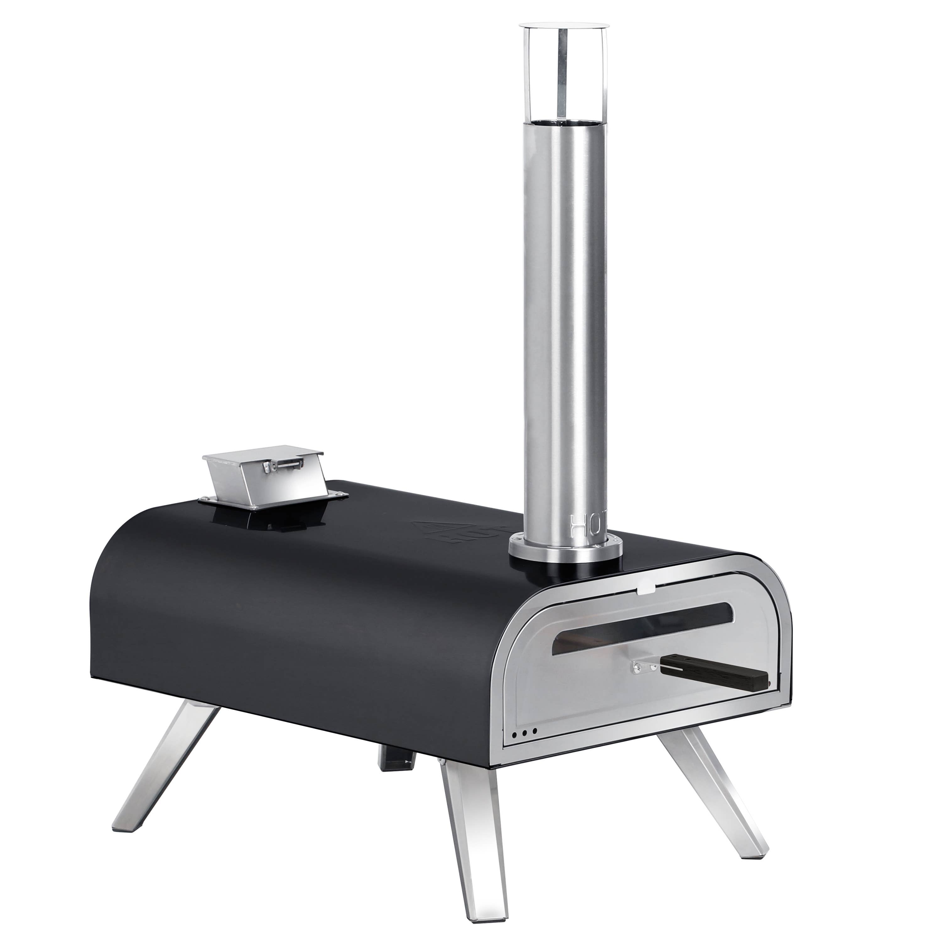 SHINERICH - Wholesale Outdoor Grill Tools - 16'' Pellet Pizza Oven Black7