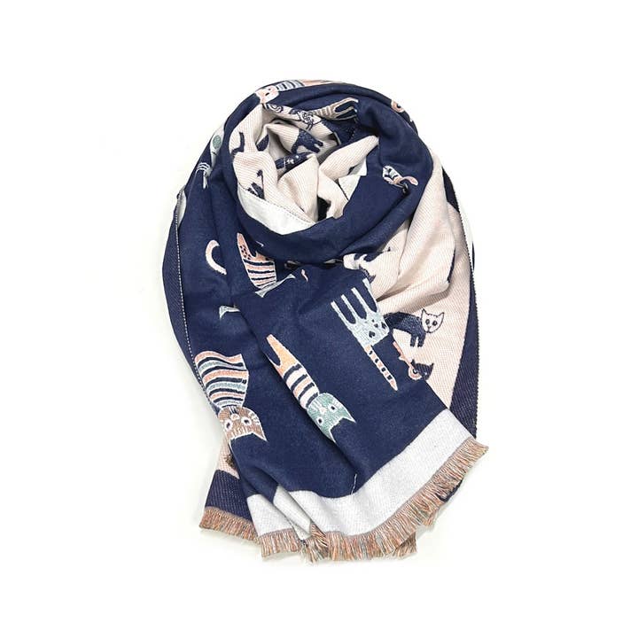 Suie Valentini srl - Wholesale Scarf - Women's - Cashmere Touch Double Face Scarf with Gift Bag – Coveri Collection Winter Fashion Accessory, 2530071