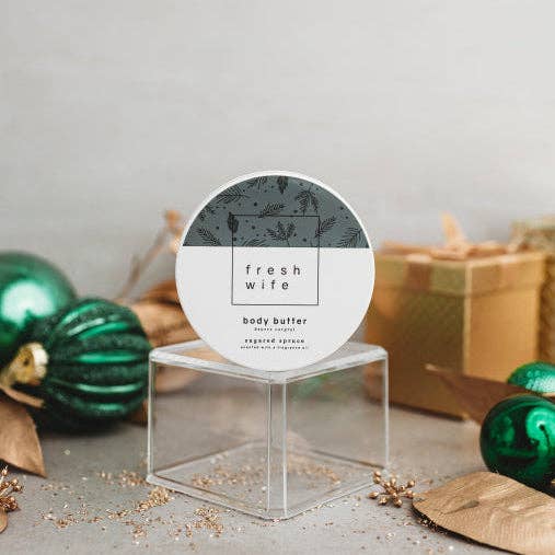 Sugared Spruce Body Butter for wholesale by The Fresh Wife Soap Company