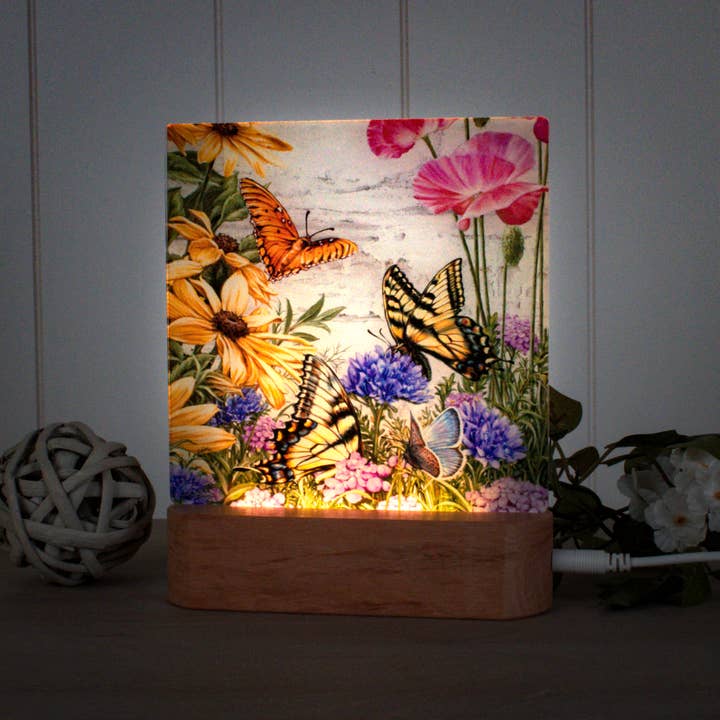 Glow Decor - Wholesale Night Light - Butterfly Garden LED Nightlight1