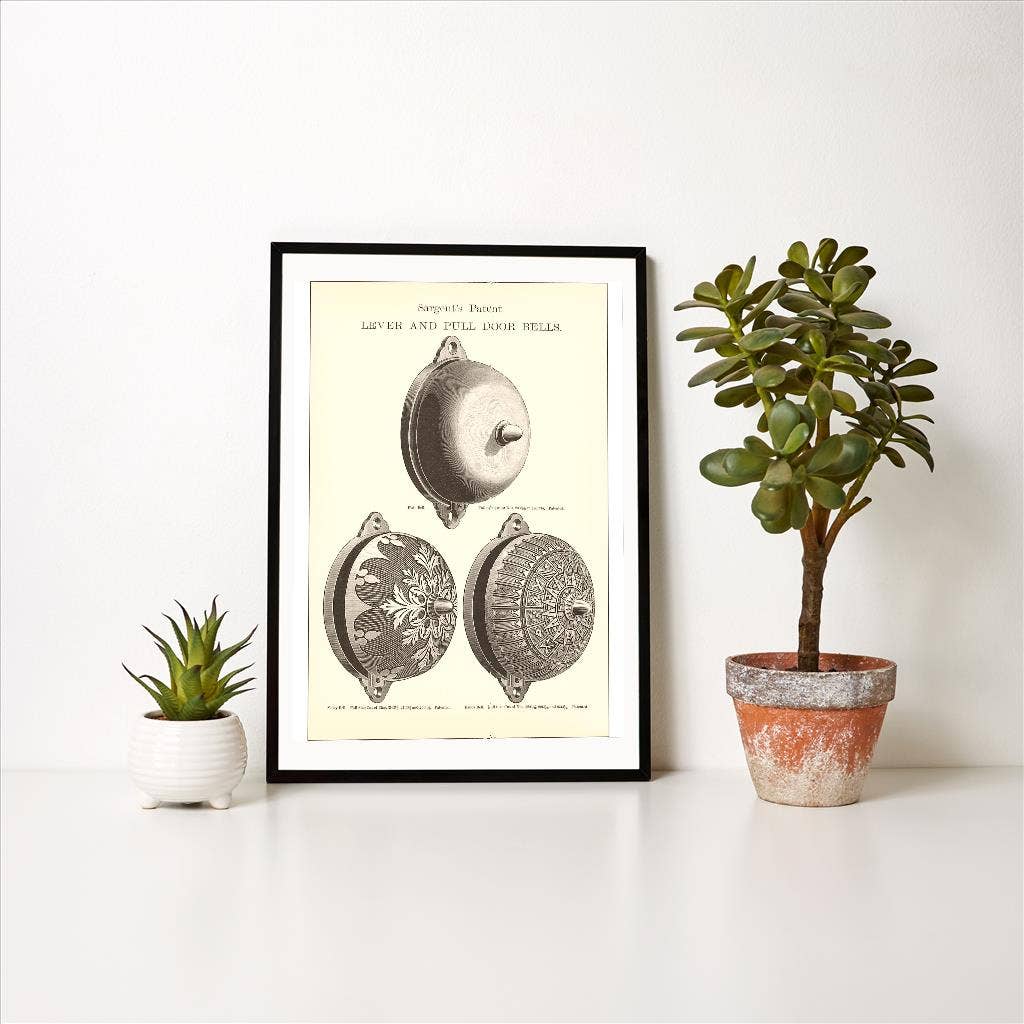 Found Image Press - Wholesale Art Print - Art Print HD-09 Door Bells1