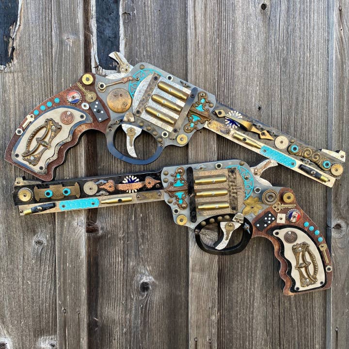 Dolan Geiman - Vente Décoration murale - Décoration Murale | Art Mural Occidental | FAR WEST (TURQUOISE)1