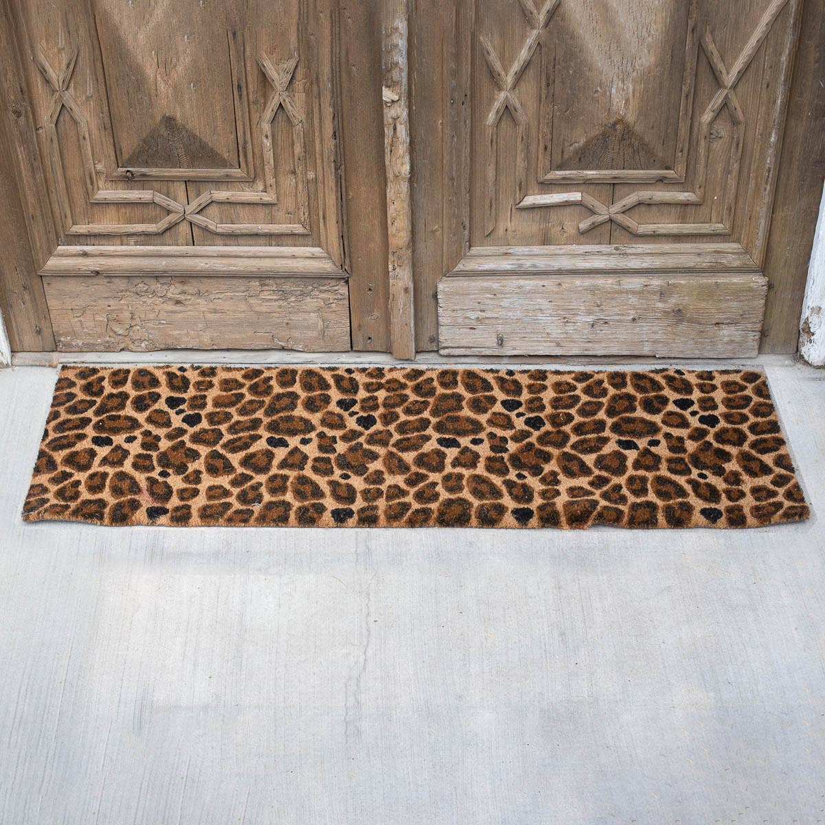The Royal Standard – wholesale Dörrmatta – Leopard Coir Dörrmatta Naturlig/Svart/Brun 56x180
