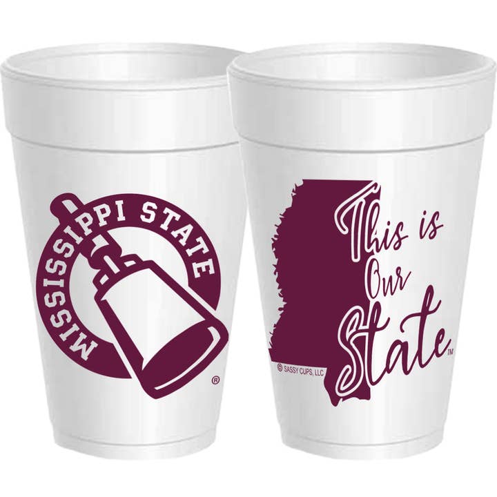 Mississippi State - This is Our State - 10 pack for wholesale by Sassy Cups