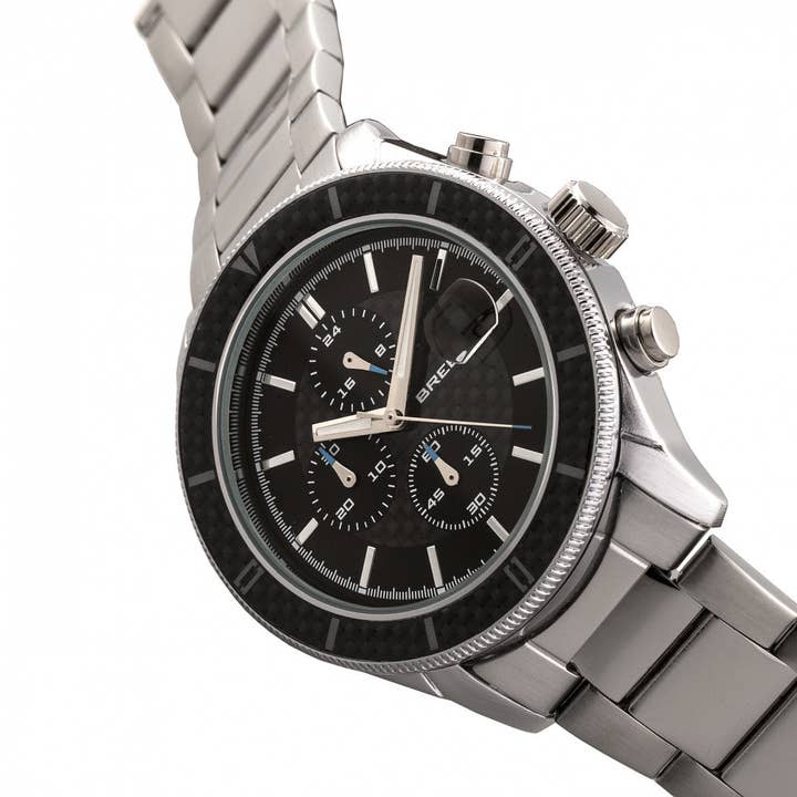 Breed - Wholesale Wrist Watch - Men's - Breed Maverick Chronograph Bracelet Watch with Date