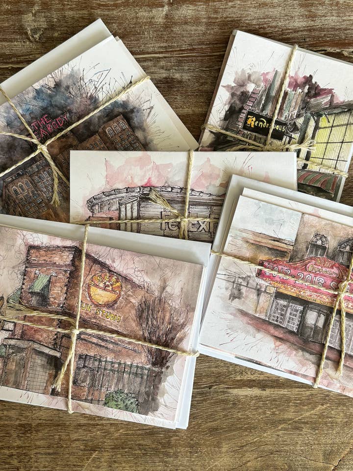 Memphis stationär uppsättning för wholesale av Blake Art Collective