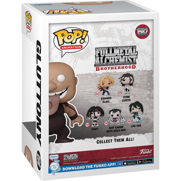Entertainment Earth - Wholesale - FMA: Brotherhood Gluttony Funko Pop! Vinyl Figure - EE Ex.2