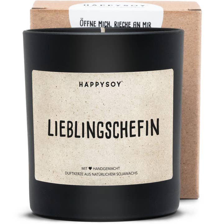 Bougie parfumée | Lieblingschefin pour la vente par Happysoy