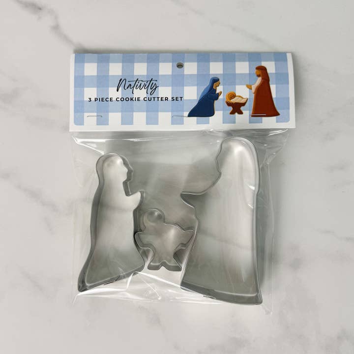 CookieCutter.com - Wholesale Cookie Cutter - Nativity 3 Pc Set HS06071