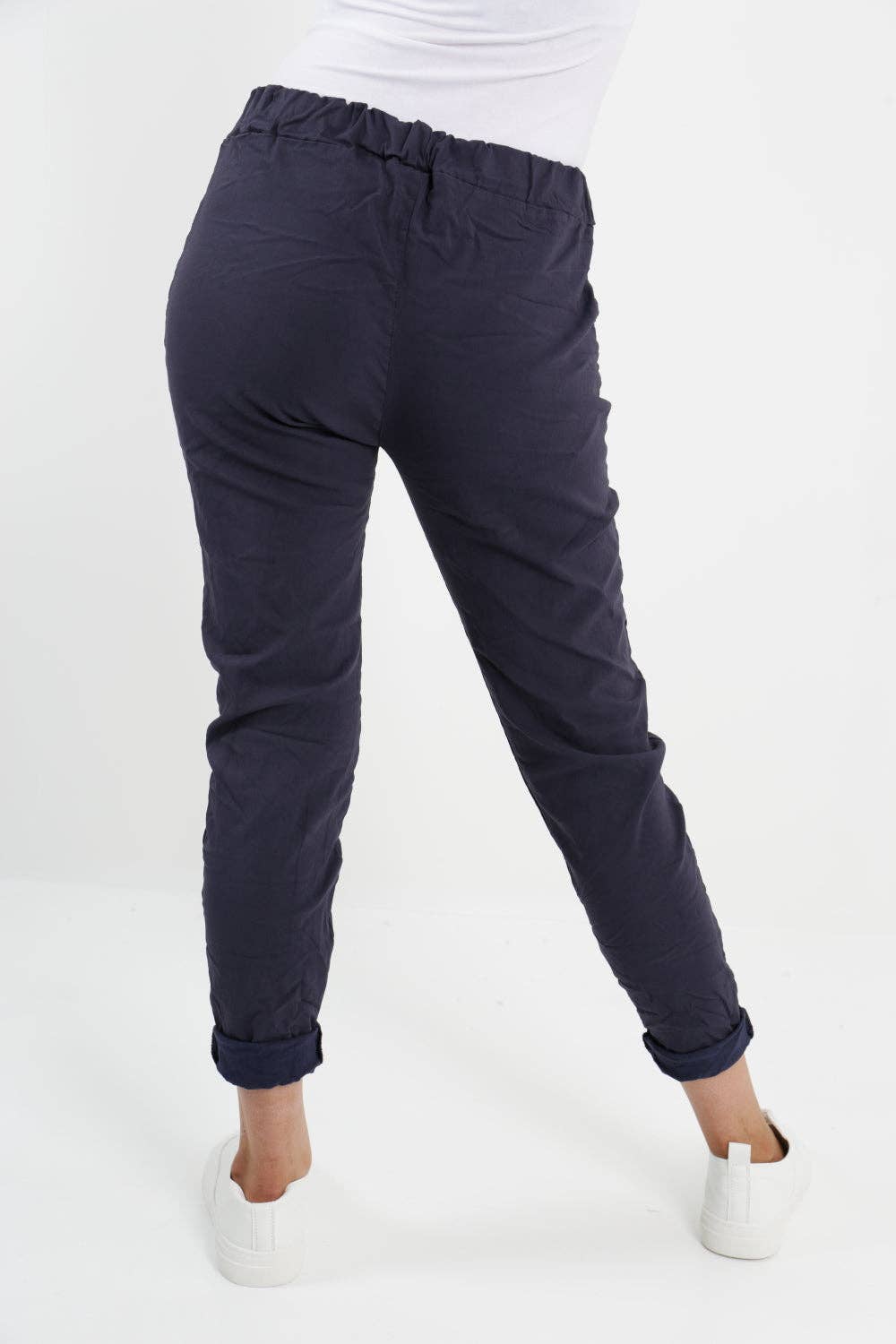 Miss Bold – Großhandel Hose – Damen – Einfarbige Zauberhose für Damen, italienisch, mehrfarbig52