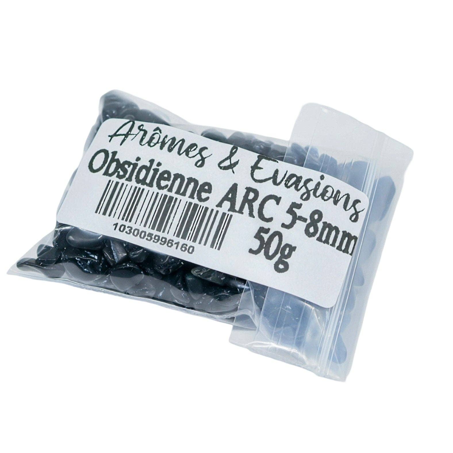 Arômes & Évasions - Vente Pierre et cristal de spiritualité - Pierre - Chips roulés - Arc-en-ciel en obsidienne1