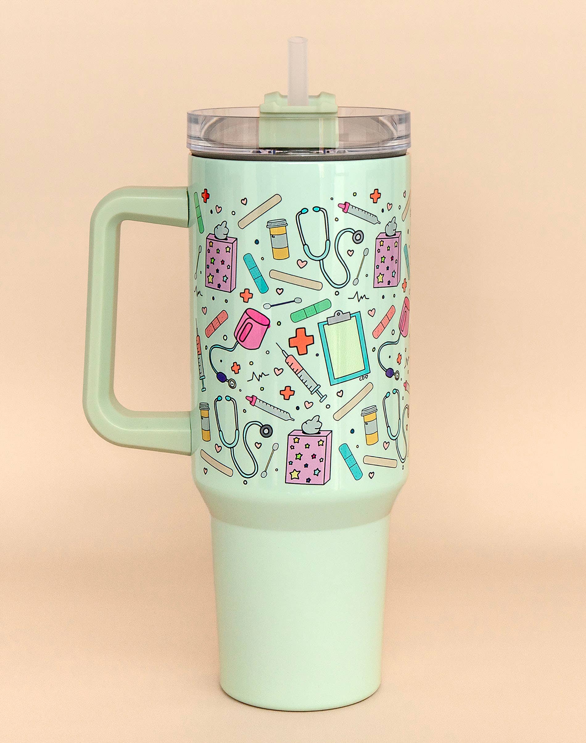 Callie Danielle - Wholesale Insulated Mug/Tumbler - Healthcare Icons 40oz Tumbler1