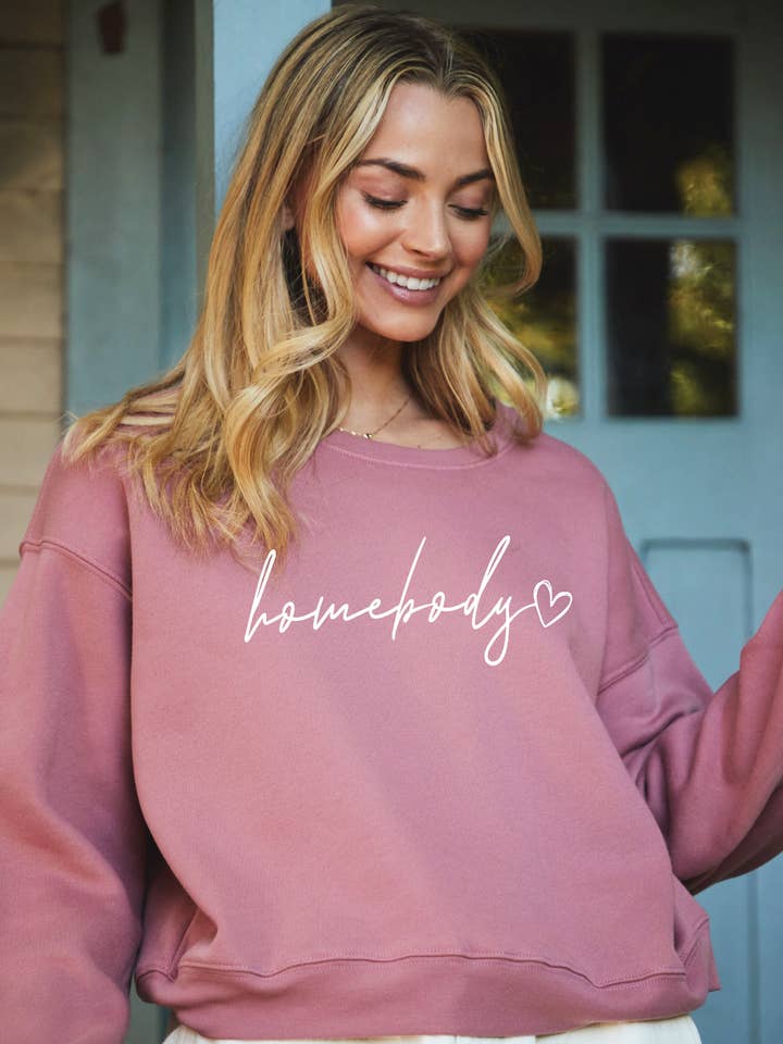 Chandail à imprimé HOMEBODY Mid pour la vente par OAT COLLECTIVE