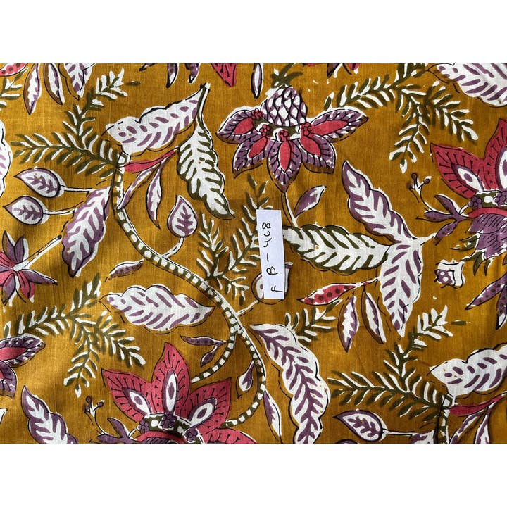 Bhawana Handicrafts - Wholesale Fabric Paint - Amazing Block Print Fabric Floral Print Fabric Dress Making 3