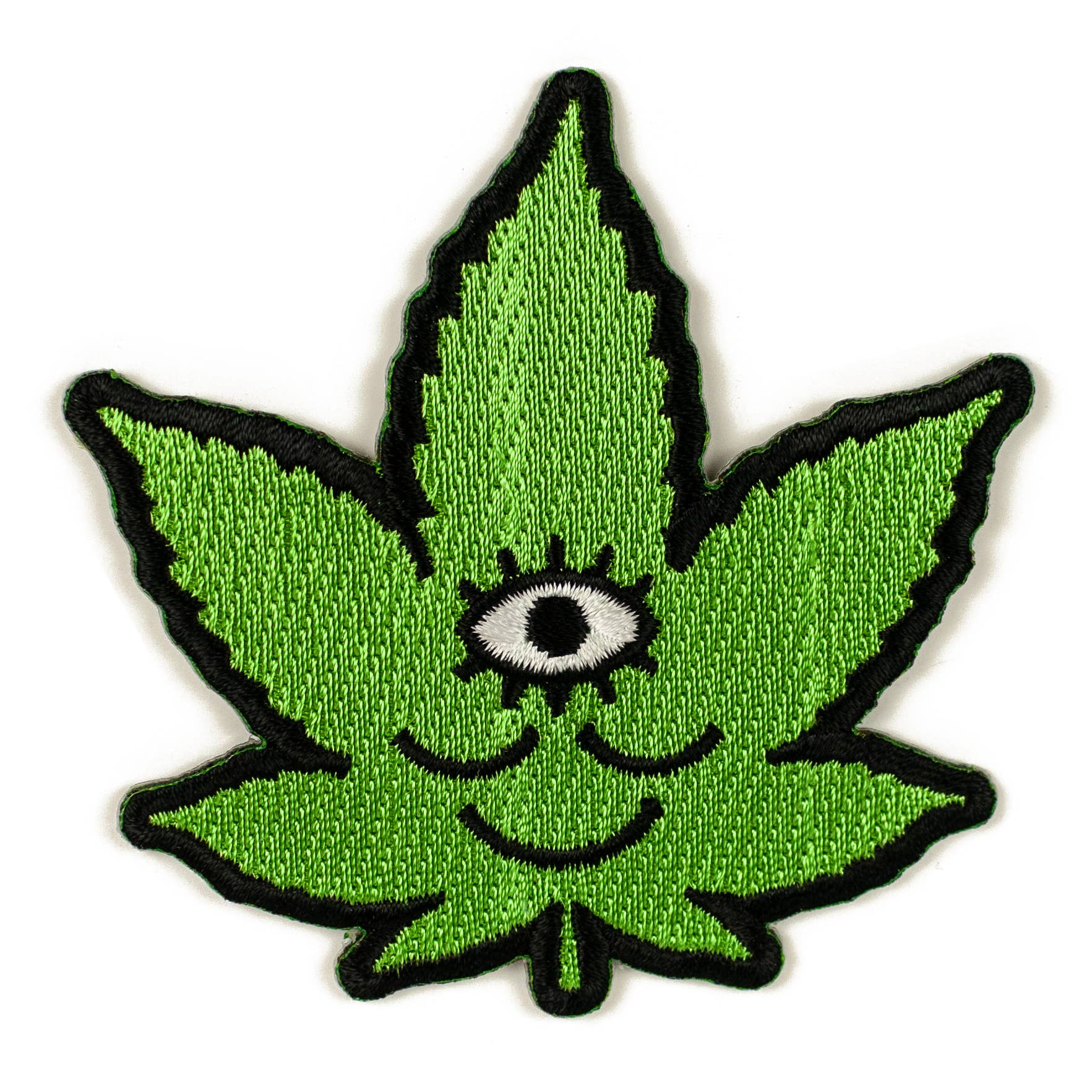 Wokeface - Wholesale Patch - Patch - Tokeface Cannabis Leaf1