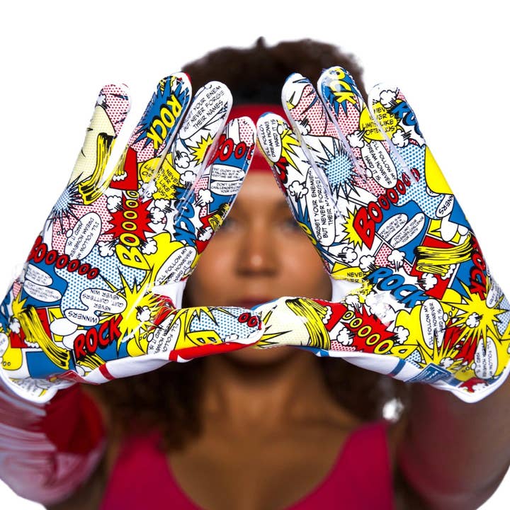 Limited Edition ERA 9.0s Comic Hands Football Gloves for wholesale by Massov