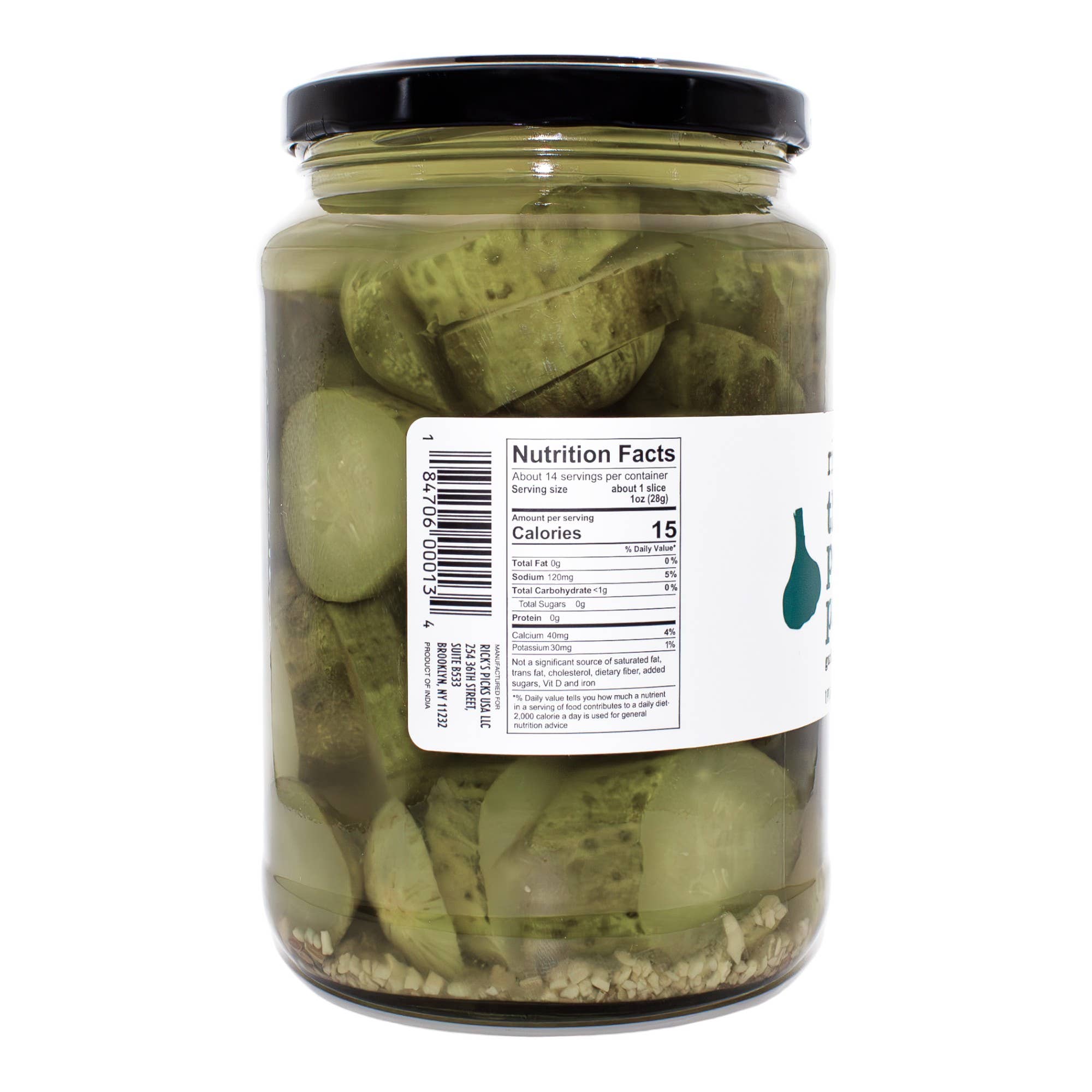 Rick's Picks - Wholesale Ingemaakte groenten - De Pickle van het Volk - Doos van 6 potten2
