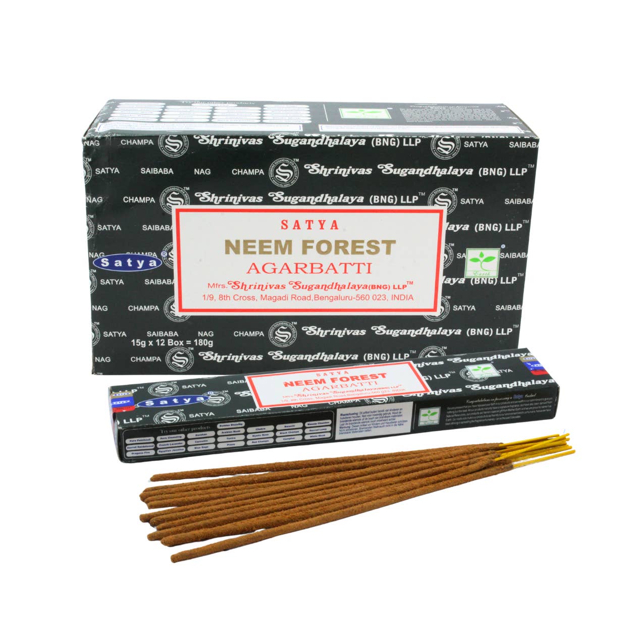 Green Tree - Wholesale Incense - Satya Neem Forest Incense Sticks