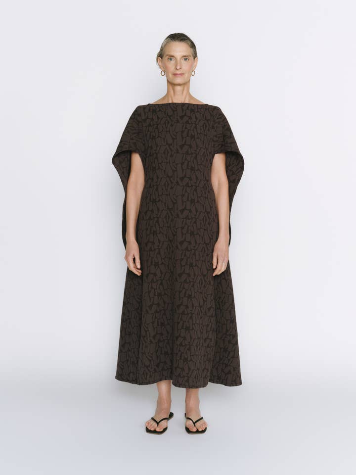 Diana Jacquard Caftan - Iron for wholesale by Anushka