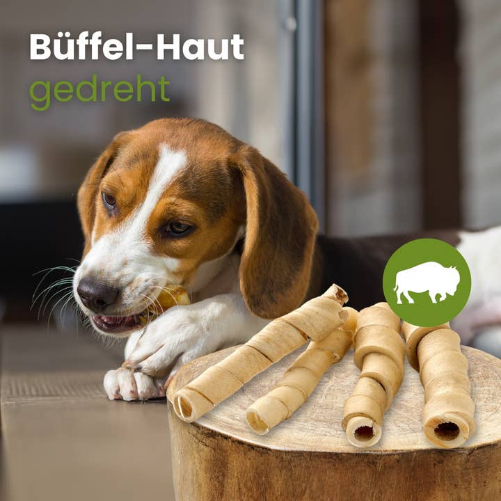 Kauartikel.com GmbH - Wholesale Pet Bone/Rawhide - Dog - buffalo skin, twisted1