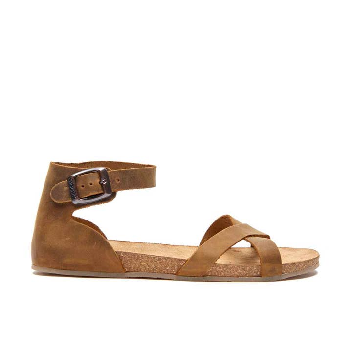 Comfortfusse - Wholesale Sandals – Women's - Milano - Genuine Leather Flat Sandals24