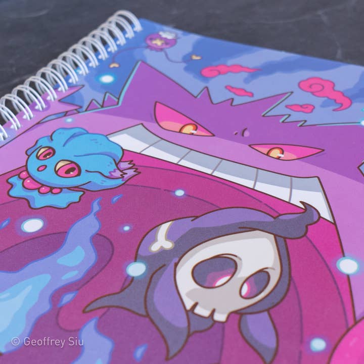 Geoffrey Siu Art LLC - Wholesale Photo Album - LG Spooky Reusable Sticker Book1