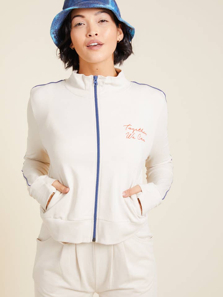 Casaco de Track Biológico “Juntos Podemos” por atacado de YesAnd