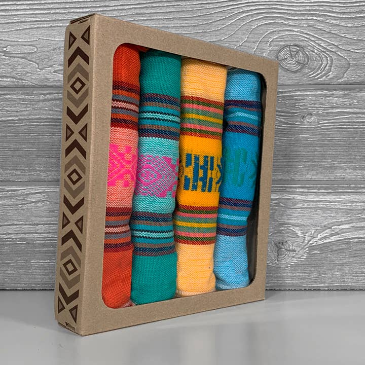Verve Culture - Wholesale Dinner & Cloth Napkin - Servilletas - Set of 4 Mexican Napkin