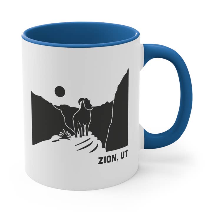 Tasse à café Zion National Park Utah pour la vente par Lucky Avocado