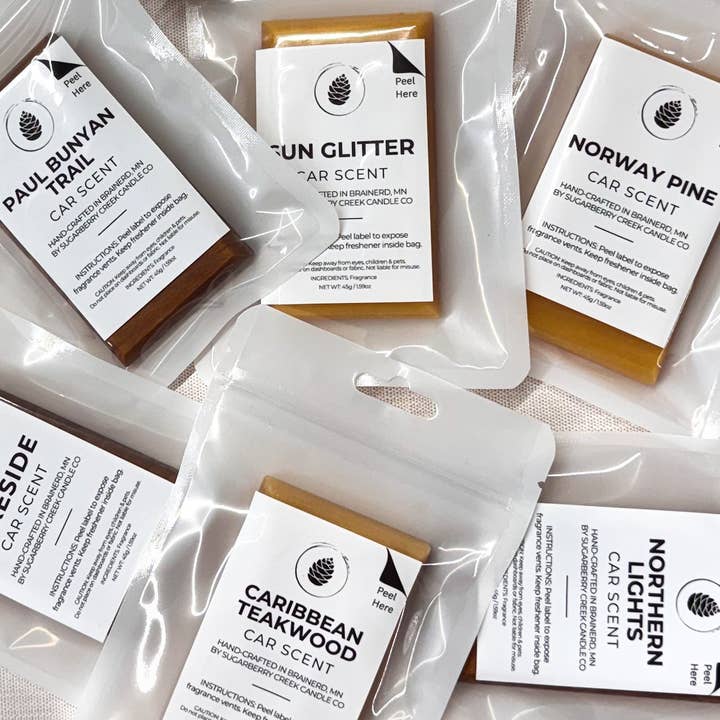 Car Air Freshner for wholesale by Sugarberry Creek Candle Co.